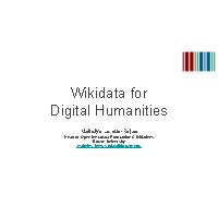 Thumbnail for Wikidata for Digital …