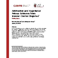 Thumbnail for Arbitration and Negotiated …